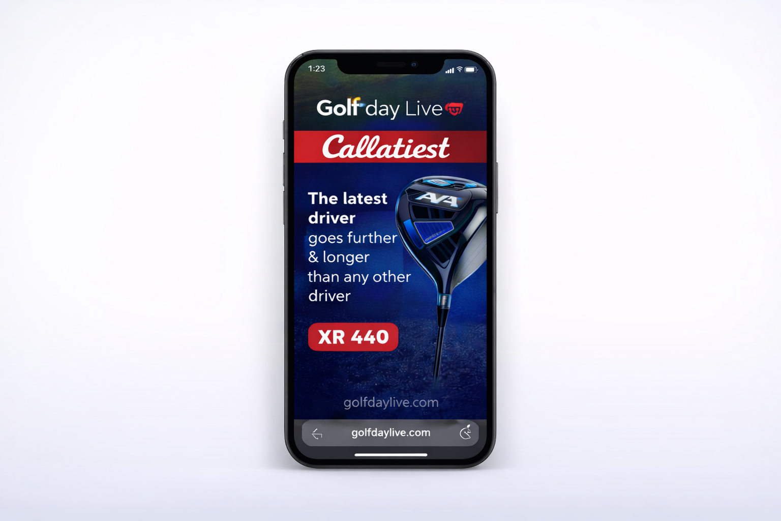 Golf Day Live Mobile Sponsorship